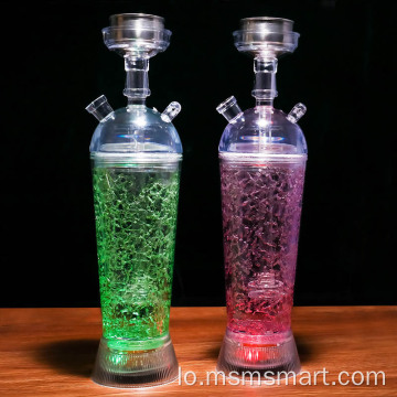 ການອອກແບບ Customnewest led shisha pocket plastic mini hookah